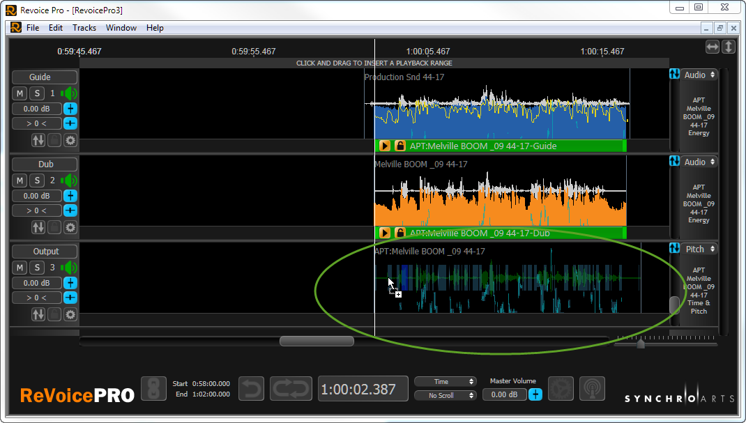 Revoice - Ready to drag audio